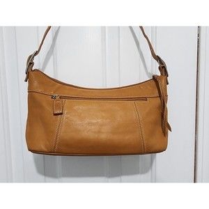 M.158- Tignanello Leather Shoulder Bag Purse, pre-owned, some marks